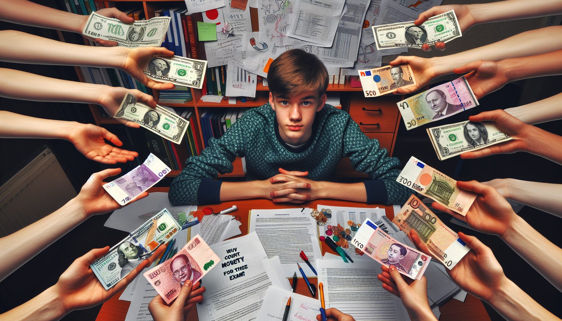 Зачем считать деньги на экзамене