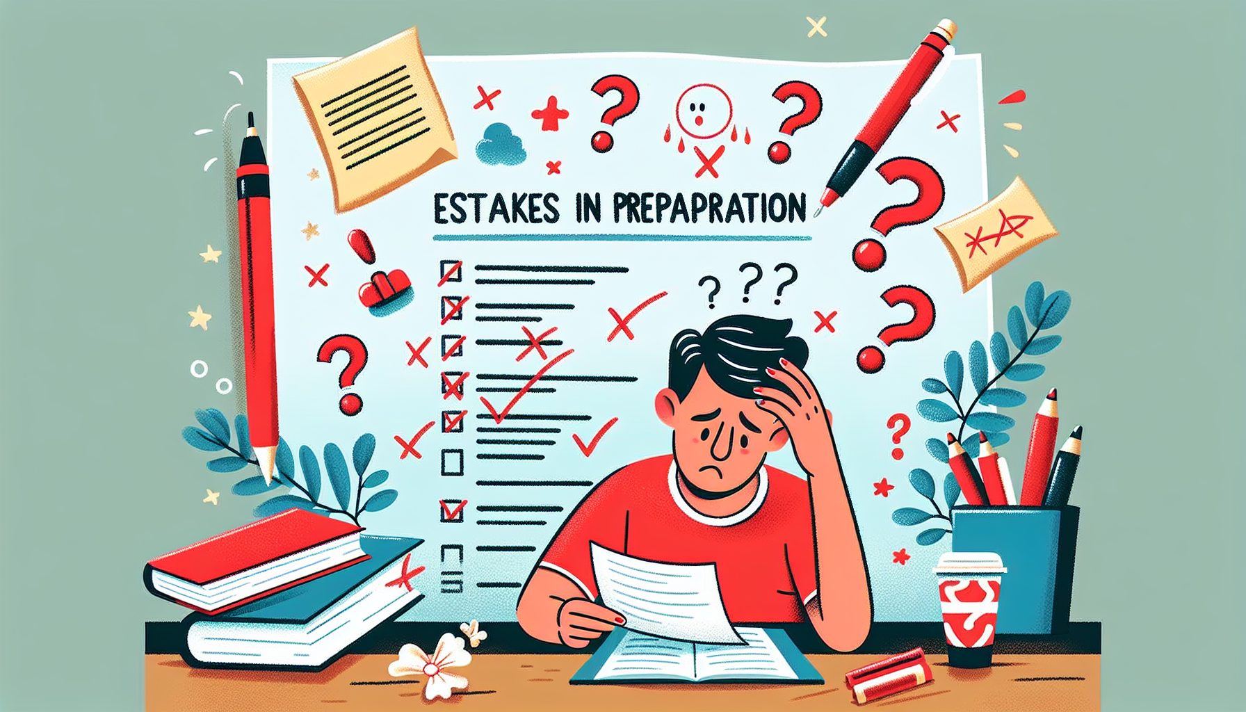 Типичные ошибки при подготовке