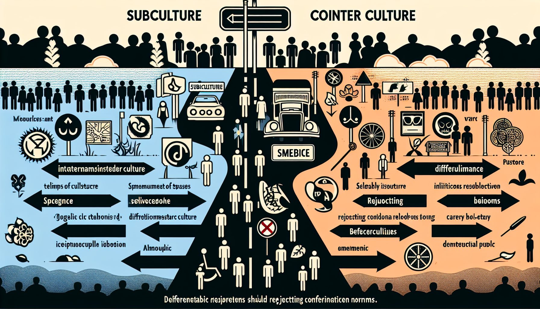 Как отличить субкультуру от контркультуры