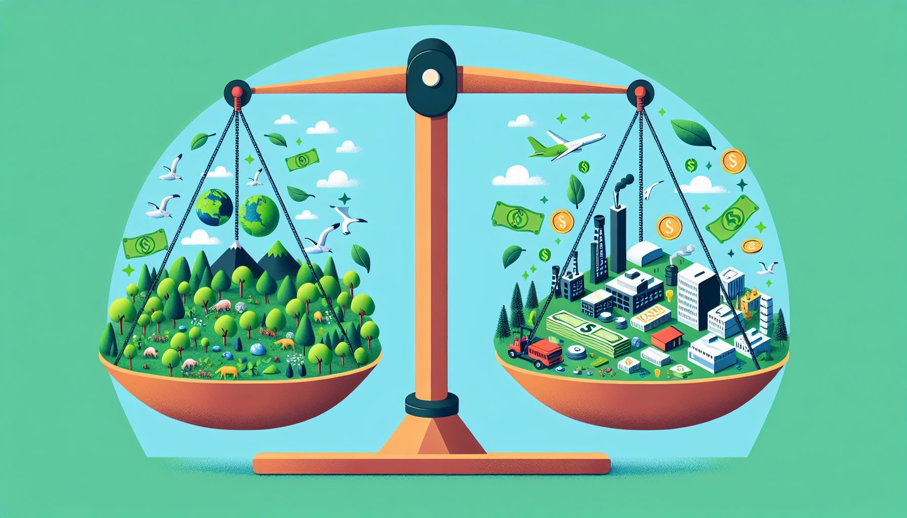 Как экология и экономика балансируют между собой