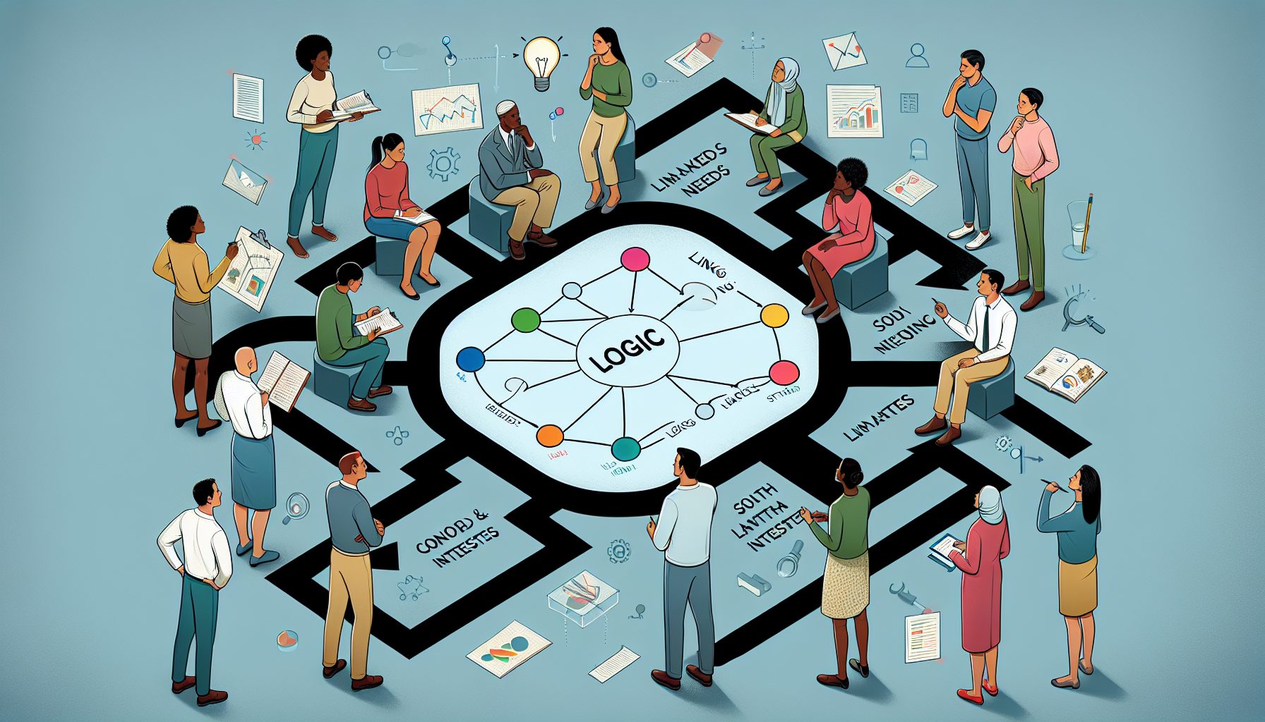 Как связать потребности и интересы в одной логике